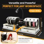 CabKing 8" Cabbing Machine - Lapidary Rock and Jewelry Gem Grinder Polisher - Model CABKING-8V1