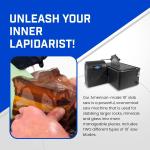 Hi-Tech Diamond 10" Slab Saw | Lapidary Saw Machine | Includes TWO Blades & Vise