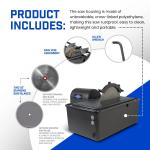 Hi-Tech Diamond 10" Slab Saw | Lapidary Saw Machine | Includes TWO Blades & Vise