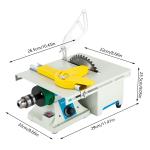 Equipment DIY Jewelry Lapidary Saw for Cutting Rocks Mini Table Saws Benchtop