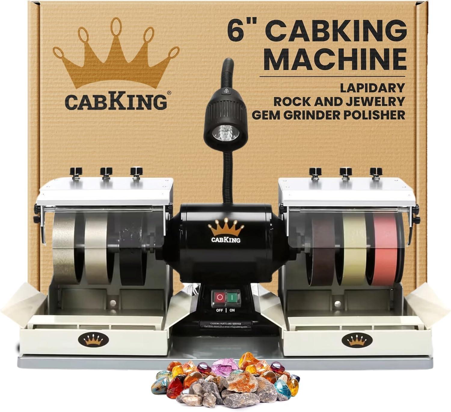 CabKing 6" Rock Grinder Polisher | Model CABKING-6V3