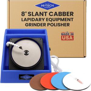 Hi-Tech Diamond 8" Slant Cabber: Lapidary Grinding Machine