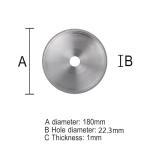 ZagYing 180MM Diamond Lapidary Saws Trim Blade Super Thin Straight Edge Wet Cutting Disc Jewellery Jade Tool 22.23mm/20mm