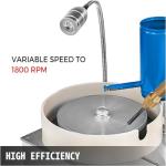 Gemstone Grinding Faceting Machine, 120W Jewelry Polisher with Digital Display, 2800RPM, for Gem Polishing and Precious Metals