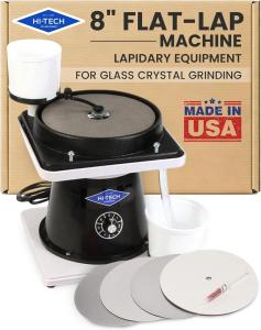 Hi-Tech Diamond 8" All-U-Need | Glass Crystal Grinding Polishing Lap Machine
