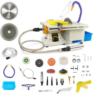Lapidary Saw Machine 750W Mini Table Rock Saw with 110V Lapidary Equipment
