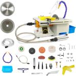 Lapidary Saw Machine 750W Mini Table Rock Saw with 110V Lapidary Equipment