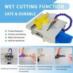 Lapidary Saw Machine 750W Mini Table Rock Saw with 110V Lapidary Equipment