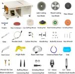 Lapidary Saw Machine 750W Mini Table Rock Saw with 110V Lapidary Equipment