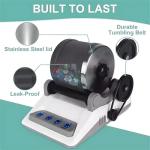 UILMLIO Professional Rock Tumbler Kit, Rock Tumbler Polisher Kit, Electric Jewel Grinder with Timer Function, Detachable Stone Polisher, Ideal for Lapidary Gift for Kids and Adults of All Ages