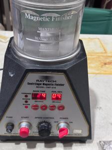 Raytech CMF-610 Centrifugal Magnetic Finisher w/0.5mm Polishing Pins - TESTED