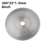 BildeeMait 8 Inch Sintered Lapidary Saw Blade for Rock Slab Trim, 200mm x 1mm x 1in Arbor, Cuts Agate Jasper Fossils