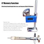 piudoiliy Jewel Polishing Grinding Machine, Digital Display Angle Manipulator, Gem Jade Faceting Machine,for Processing Gemstones (96 Index)