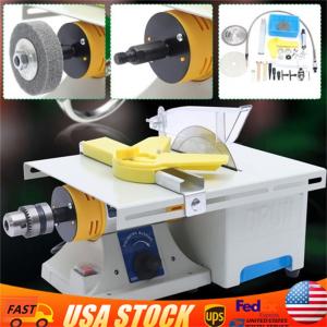 110V Gem Polishing Machine Jewelry Lapidary Grinding Equipment Table Rock Saw