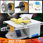 110V Gem Polishing Machine Jewelry Lapidary Grinding Equipment Table Rock Saw