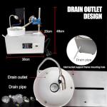 Gem Faceting Machine 180W, Electric Jewelry Polisher with Digital Angle Display & 0-2800RPM Adjustable Rotating Speed & Gem Grinding Wheels, Water Cooling System for Gemstone Crystal Rock