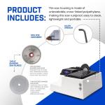 Hi-Tech Diamond 6" Trim Saw | Lapidary Saw Machine | Includes TWO Blades & Vise