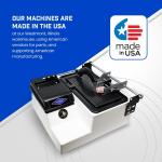 Hi-Tech Diamond 6" Trim Saw | Lapidary Saw Machine | Includes TWO Blades & Vise