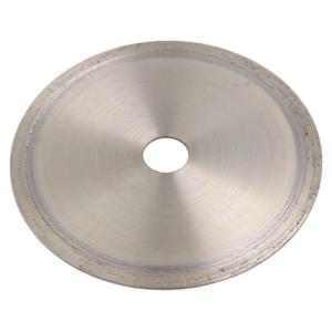 wkao 6.3 in Lapidary Saw Cutting Edge, Thin 0.8 Mm for Gemstones, Sintered No-Teeth Rock Trim Circular Saw for Jade, Agate, Crystal