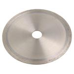 wkao 6.3 in Lapidary Saw Cutting Edge, Thin 0.8 Mm for Gemstones, Sintered No-Teeth Rock Trim Circular Saw for Jade, Agate, Crystal