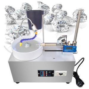 TREEYX Gemstone Jewel Processing Machine, with Angle Digital Display, 180W Gem Faceting Machine, Jade Grinding Polisher, Jewelry Water Grinding Equipment (220V)