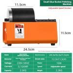 Rock Rotary Tumbler Lapidary Machine Single Drum Beads Rock Stones Gold Silver Jewelry Jade Metal Polishing Machine