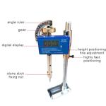 Gem Grinding Faceted Manipulator, Jade Jewelry Faceting Machine, Height Adjustable& Positioner & Lotus Seat, 0 Degree Memory Function, Angle Digital Display Gemstone Grinding Machine, for Polishing