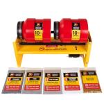 MJR Tumblers Commercial Duty Dual 10lb Barrel (20lb) Rock Tumbler. Capable of Running 18 Barrel Sizes & Combinations. Extreme Quality & Durability. A USA Disabled & Veteran Owned Company w Free Grit