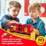 MJR Tumblers Commercial Duty Dual 10lb Barrel (20lb) Rock Tumbler. Capable of Running 18 Barrel Sizes & Combinations. Extreme Quality & Durability. A USA Disabled & Veteran Owned Company w Free Grit