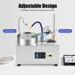 180W Gem Faceting Machine Adjustable Rock Polisher 2800RPM Lapidary Equipment