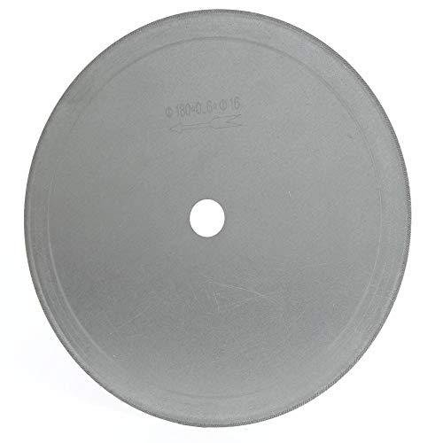Xucus 7" inch Arbor 5/8" Ultra-thin Diamond Saw Blade Lapidary Cutting Disc 0.026" Rim