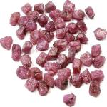 Savanna Ruby rough corundum gemstone crystal 10 singles Raw uncut lapidary cabs