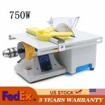 Mini Gem Grinding Polishing Machine Table Rock Saw Jewelry Lapidary Equipment US