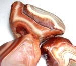 Lake Superior Agate Agates 2+oz 'AWESOME THREESOME' Rough Lapidary Gemstones