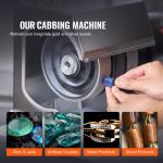 6in Cabbing Machine Lapidary Rock Grinder Polisher Gem Faceting Machine