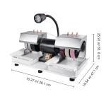 6in Cabbing Machine Lapidary Rock Grinder Polisher Gem Faceting Machine