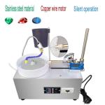 HEQIM Adjustable Stainless Steel Table Gem Grinder 2800rpm, Gem Faceting Machine with Digital Display Manipulator and Frequency Control Speed, 180W Jewelry Polisher for Knives, Seals, Jewelry, Glass