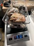 Large Lapidary Rough Gemstone Box Lot #15 9lbs 0.2 OZ