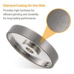 Diamond Lapidary Wheel 6 Inch x 1 Inch Arbor Hole Grit 180 Grinding Wheels