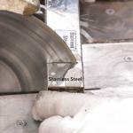 10" Lapidary Saw Diamond Blade 16mm Arbor Hole Thin Notched Rim for Cutting Rock