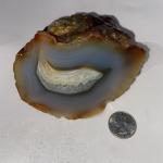 Large Banded Agate Stone Lapidary Rough 1 Pound 7.36 Oz
