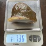 Large Banded Agate Stone Lapidary Rough 1 Pound 7.36 Oz