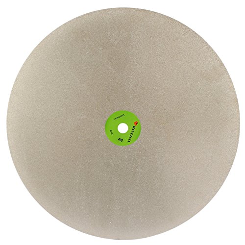ILOVETOOL 600mm Diamond Fine Grinding Wheel 400 Grit Coated Flat Lap Disc Lapidary