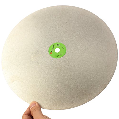 ILOVETOOL 600mm Diamond Fine Grinding Wheel 400 Grit Coated Flat Lap Disc Lapidary