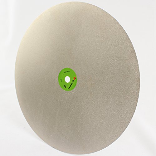 ILOVETOOL 600mm Diamond Fine Grinding Wheel 400 Grit Coated Flat Lap Disc Lapidary