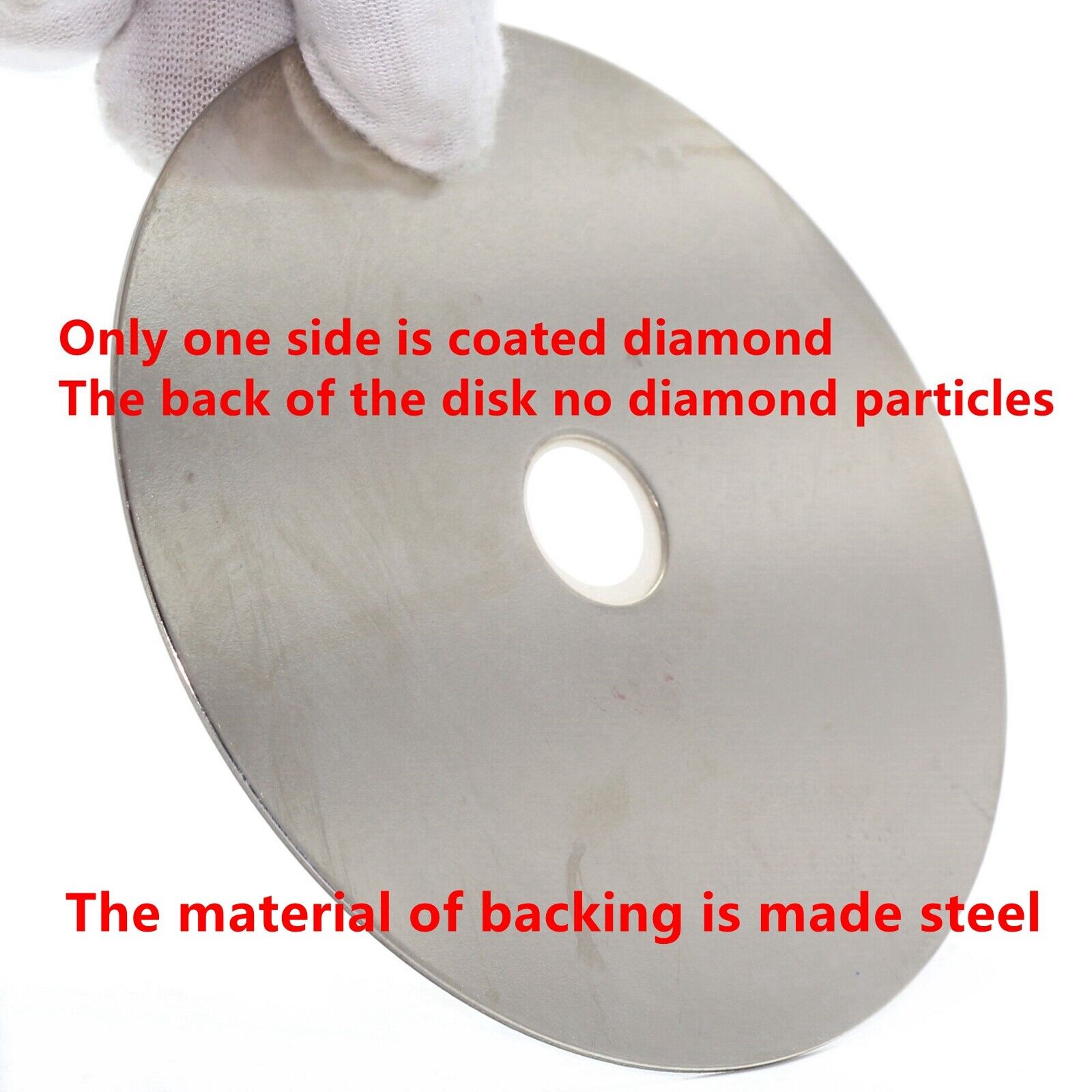 600 Grit Diamond Coated Flat Lap Wheel - 8" Size
