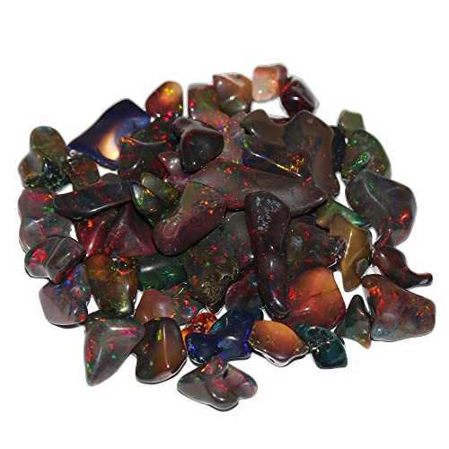 Black Fire Opal Lot for Jewelry Making and Healing