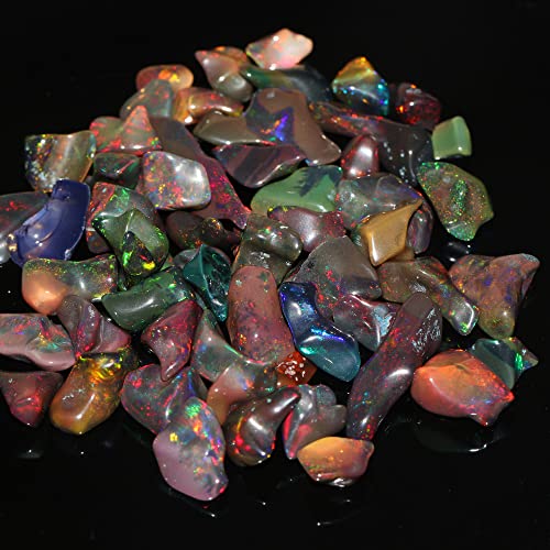 Black Fire Opal Lot for Jewelry Making and Healing