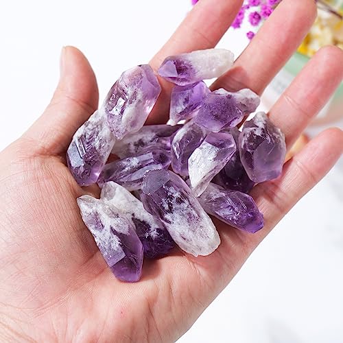 1/2 lb Natural Amethyst Crystal Points Bulk