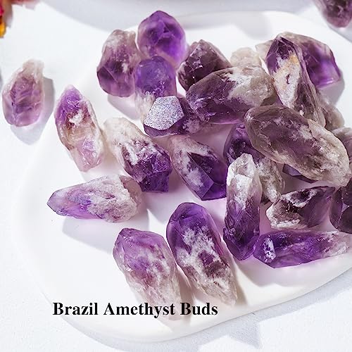 1/2 lb Natural Amethyst Crystal Points Bulk
